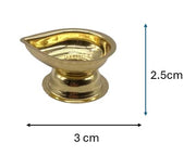 Tarini Gallery Pooja Thali Set with Essential Pooja Articles for Rituals Festivals Home Temple Office Wedding and Gifting (Brass Thali Set Size-7