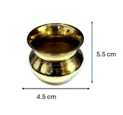 Tarini Gallery Pooja Thali Set with Essential Pooja Articles for Rituals Festivals Home Temple Office Wedding and Gifting (Brass Thali Set Size-7