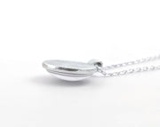 Ganesha Necklace, Silver Hindu Pendant, Religious Jewellery Gift for Her