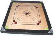 Carrom Board - Apex Indian Wooden Carrom Board - Size 50 x 50cm (20 INCH 2) - 2+ Players - Age 6+