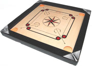 Carrom Board - Apex Indian Wooden Carrom Board - Size 50 x 50cm (20 INCH 2) - 2+ Players - Age 6+