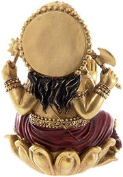 Puckator Gold and Red Ganesh Statue 16cm - Ganesh Ganesha Idol Statue Statues For Home Decor - Ganapati Ganpati Indian Decoration Decorations Home -Hindu Gift Gifts Items For Women