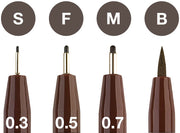 Faber-Castell Art & Graphic Pitt Artist Pen India Ink Pen, Black, Wallet Of 4, For Art, Craft, Drawing, Sketching, Home, School, University, Colouring