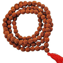 SKY & LAND SAVING YOU MORE 108 beads mala for prayer Hindu pooja mala 8mm Tibetan Buddhist Natural wood beads prayer Buddhist