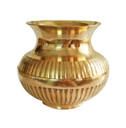 IMTRA FASHION Indian Lota Brass Kalash For Pooja Temple Decoration Items Kalasham for Puja