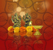 Traditional Brass Diya for Puja Essential Pooja Article for Aarti Arti Deepak Deepam Oil Lamp for Home Temple Décor Accessory Gifts