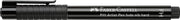 Faber-Castell Art & Graphic Pitt Artist Pen Fude Hard India Ink Pen, Black, Single Pitt Pen, For Art, Craft, Drawing, Sketching, Home, School, University, Colouring