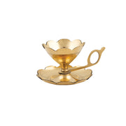 Shubhkart Handmade Solid Brass Indian Oil Lamp Pyali Diya for Puja & Other Religious Rituals | Home Décor, Office & Temples | Festive Gifts (Large)