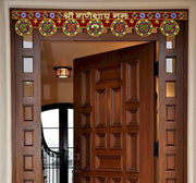 SATVIK Handcrafted Embroidered Toran/Door Valance - Diwali Decorations Hanging Door Valance Shubh Deepawali Puja Bandhanwar. Indian Hindu Festival Decoration Item