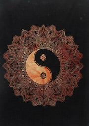 AVA Collections Tapestry Multicoloured Wall Hanging Psychedelic Tapestries Indian Cotton Poster Picnic Sheet Wall Decor Blanket Wall Art Hippie Bedroom Décor (Purple, Meditation Yoga)