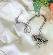 Siddhatva Statement Afghani Antique Oxidised Silver Indian Ethnic Tribal Gypsy Long Necklace Jewelry