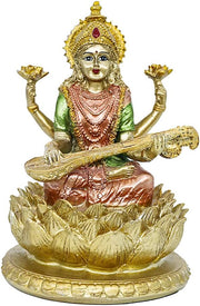 Hindu Goddess Lord Saraswati Statue - 6.3