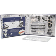 Faber-Castell Art & Graphic Pitt Artist Pen India Ink Pen, Black, Wallet Of 4, For Art, Craft, Drawing, Sketching, Home, School, University, Colouring