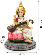 BangBangDa Hindu Lord Saraswati Idol Statue - 5.1