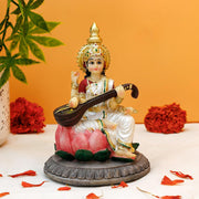 BangBangDa Hindu Lord Saraswati Idol Statue - 5.1