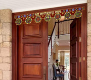 SATVIK Handcrafted Embroidered Toran/Door Valance - Diwali Decorations Hanging Door Valance Shubh Deepawali Puja Bandhanwar. Indian Hindu Festival Decoration Item