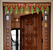 SATVIK 3 ft. Handcrafted Embroidered Toran/Door Valance ,Diwali Decorations Hanging Door Valance Shubh Deepawali Puja Bandhanwar. Indian Hindu Festival Decorations Items