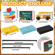 3 Pcs Happy Diwali Table Decorations Indian Festival of Lights Wooden Signs for Hindu Deepavali Party Decor (Diwali)