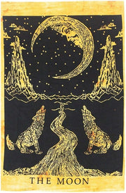 AVA Collections Tapestry Multicoloured Wall Hanging Psychedelic Tapestries Indian Cotton Poster Picnic Sheet Wall Decor Blanket Wall Art Hippie Bedroom Décor (Purple, Meditation Yoga)