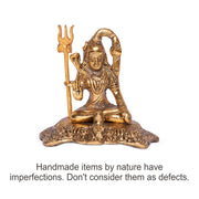 Wonder Care | Lord Nataraja Dancing Shiva Statue Sculpted in Great Detail in Antique Finish - Hindu God Statue | Home Decor | Mandir | Gift | Hindu God Idol| Natraj