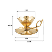 Shubhkart Handmade Solid Brass Indian Oil Lamp Pyali Diya for Puja & Other Religious Rituals | Home Décor, Office & Temples | Festive Gifts (Large)