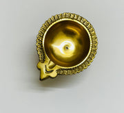 Traditional Brass Diya for Puja Essential Pooja Article for Aarti Arti Deepak Deepam Oil Lamp for Home Temple Décor Accessory Gifts