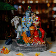 Hindu God Radha Krishna Statue - 6.6