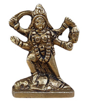 Crafts of India Lord Vishnu Small Brass Statue - Divine Décor, 3-inch Handcrafted Hindu Sculpture for Home Altar and Spiritual Spaces