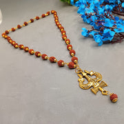 Efulgenz Indian Jewelry Sets for Women Rudraksha Necklace Handmade Jewelry Hindu Religious Spiritual Indian Jewelry Beaded Necklace for Men Women