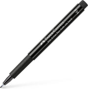 Faber-Castell Art & Graphic Pitt Artist Pen Fude Hard India Ink Pen, Black, Single Pitt Pen, For Art, Craft, Drawing, Sketching, Home, School, University, Colouring