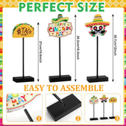 3 Pcs Happy Diwali Table Decorations Indian Festival of Lights Wooden Signs for Hindu Deepavali Party Decor (Diwali)