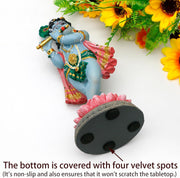 alikiki Hindu God Lord Krishna Statue - 8.3”H India Idol Krishna Figurine Puja Item Pooja Gift for Indian Diwali Home Altar Temple Mandir Meditation Room Yoga Studio Spiritual Decors