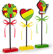 3 Pcs Happy Diwali Table Decorations Indian Festival of Lights Wooden Signs for Hindu Deepavali Party Decor (Diwali)