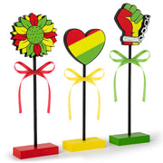 3 Pcs Happy Diwali Table Decorations Indian Festival of Lights Wooden Signs for Hindu Deepavali Party Decor (Diwali)