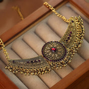 Indian Jewelry Sets for Women Indian Wedding Bridal Traditional Bohemian Jewellery Set Antique Oxidized Ethnic Party Prom Wear Statement Necklace Earring