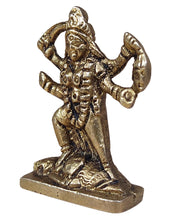 Crafts of India Lord Vishnu Small Brass Statue - Divine Décor, 3-inch Handcrafted Hindu Sculpture for Home Altar and Spiritual Spaces