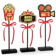 3 Pcs Happy Diwali Table Decorations Indian Festival of Lights Wooden Signs for Hindu Deepavali Party Decor (Diwali)