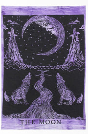 AVA Collections Tapestry Multicoloured Wall Hanging Psychedelic Tapestries Indian Cotton Poster Picnic Sheet Wall Decor Blanket Wall Art Hippie Bedroom Décor (Purple, Meditation Yoga)