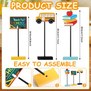 3 Pcs Happy Diwali Table Decorations Indian Festival of Lights Wooden Signs for Hindu Deepavali Party Decor (Diwali)