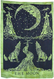 AVA Collections Tapestry Multicoloured Wall Hanging Psychedelic Tapestries Indian Cotton Poster Picnic Sheet Wall Decor Blanket Wall Art Hippie Bedroom Décor (Purple, Meditation Yoga)