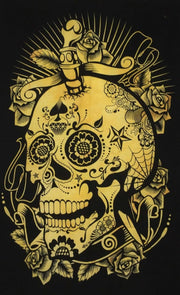 AVA Collections Tapestry Multicoloured Wall Hanging Psychedelic Tapestries Indian Cotton Poster Picnic Sheet Wall Decor Blanket Wall Art Hippie Bedroom Décor (Purple, Meditation Yoga)