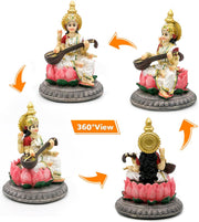 BangBangDa Hindu Lord Saraswati Idol Statue - 5.1