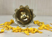 Crafts of India : Pure Brass Devdas Akhand Diya Deepak, Puja Dia, Oil Lamp, Traditional Design for Pooja Room, Home Décor, Diwali/Navratri/Festival Gift