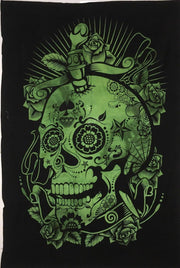 AVA Collections Tapestry Multicoloured Wall Hanging Psychedelic Tapestries Indian Cotton Poster Picnic Sheet Wall Decor Blanket Wall Art Hippie Bedroom Décor (Purple, Meditation Yoga)