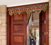 SATVIK Handcrafts Embroidered Toran/Door Valance - Diwali Decorations Hanging Door Valance Shubh Deepawali Puja Bandhanwar. Indian Hindu Festival Decoration Items