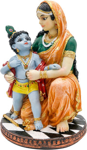 Hindu God Krishna and Yashoda - 7.9