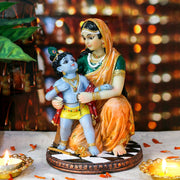 Hindu God Krishna and Yashoda - 7.9