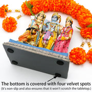 alikiki Hindu God Sita Family Statue - 6.8”H Indian Idol Sita Rama Laksman Hanuman Figure Murti Item Home Office Temple Mandir Shrine Altar Pooja Decor India Diwali Puja Gifts for Friends