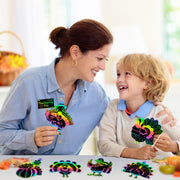 JULMELON 36 PCS Diwali Crafts, Rainbow Scratch Art DIY Scratch Paper Cards Magic Color Diwali Gifts Arts and Craft Kits Bulk Happy Diwali Party Favors School Activities Games