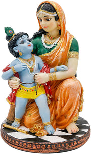 Hindu God Krishna and Yashoda - 7.9